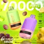 HiFancy Super 70000 Puffs – 70K, 46 ml, 10 smaków | VapeGo - obrazek 2